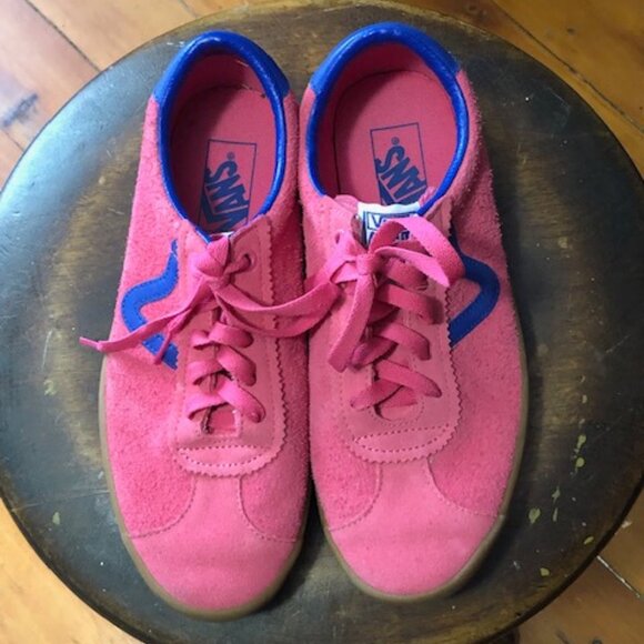 Pink Vans  low top sneakers Women's 9/ Men's 7.5 - Picture 1 of 3